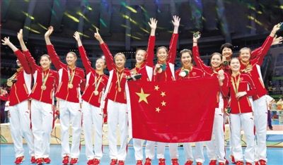 L'équipe féminine de volleyball The Sprit of China